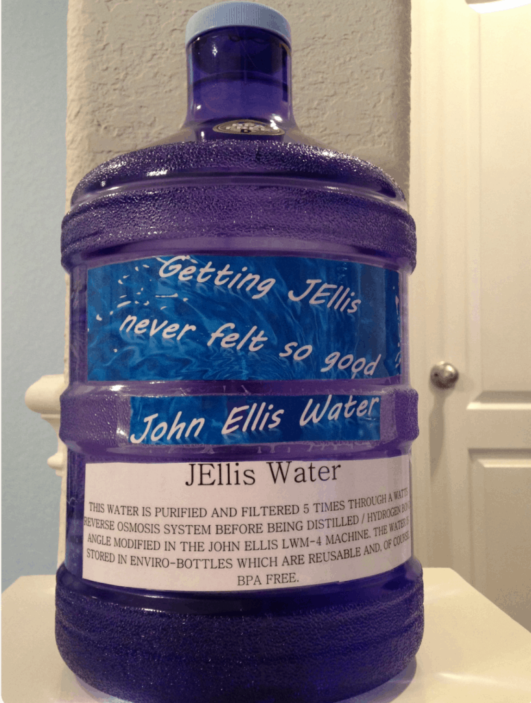 Purified ~ Energized ~ Structured ~ Shungite infused John Ellis Healing Water: 1 gallon